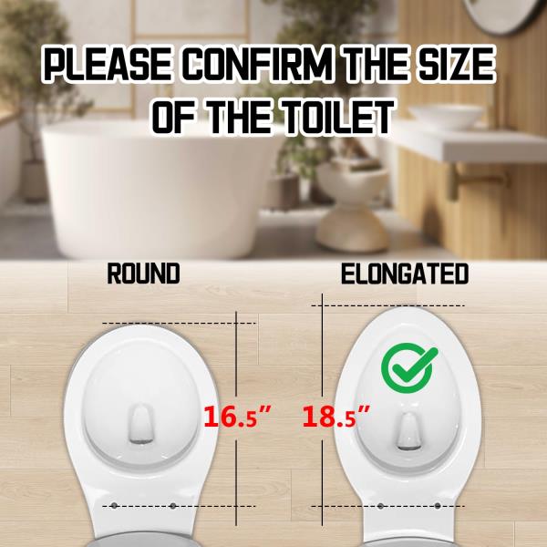 Elongated Oval Toilet Seat Slow Close Metal Hinges 18.5 White $35.00