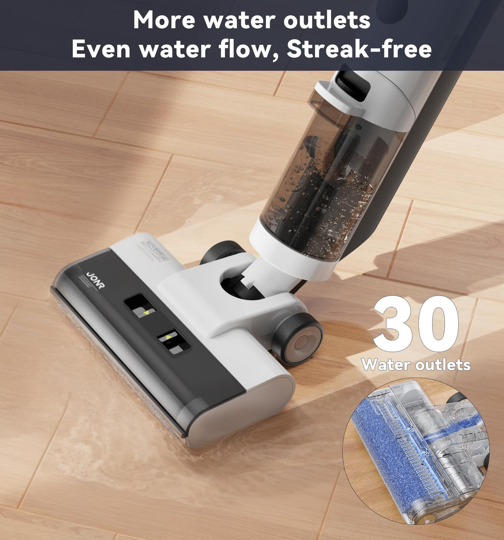 Open-Box New JONR ED12 Cordless Wet Dry Vacuum Cleaner with Self-Cleaning  0.1 Edge Clean