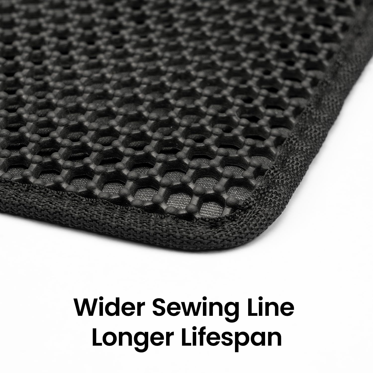 Waterproof Non-Slip Cat Litter Trapping Mat 34x26 inch Black