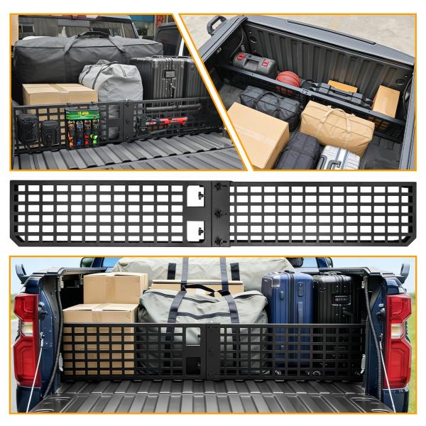 Truck Bed Divider Compatible with 2019-2025 Chevy Silverado&GMC Sierra 1500
