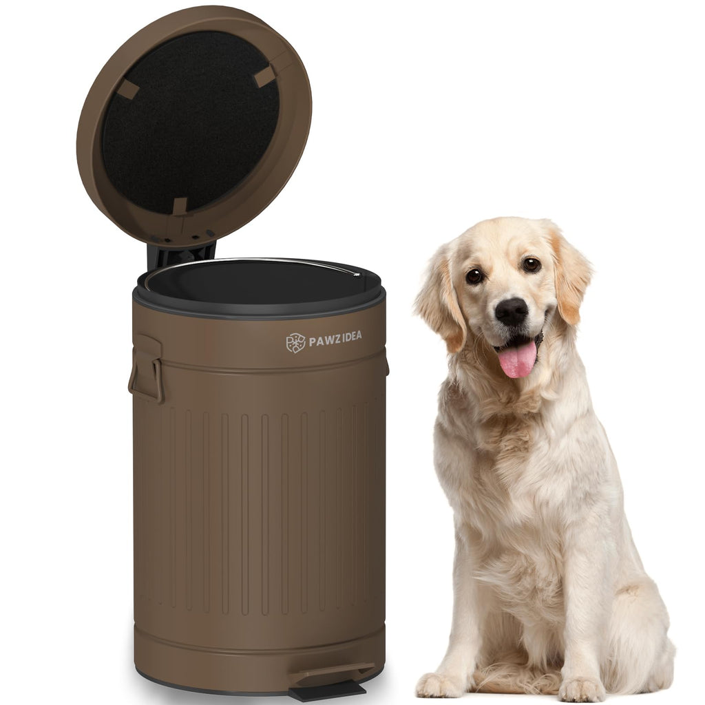As-Is New PAWZIDEA 3.1 Gal Outdoor Odor Control Pet Waste Trash Can Retail $69.00
