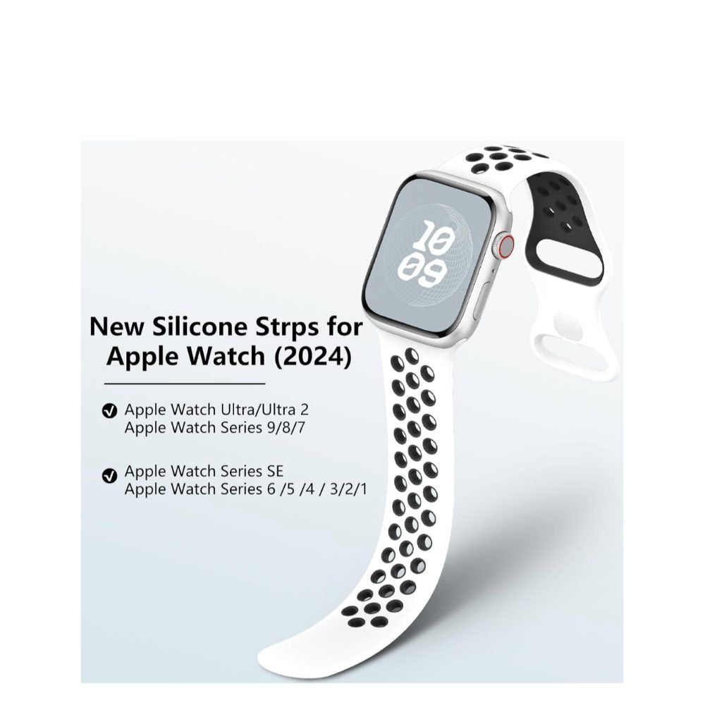 Apple Watch Silicone Sport Bands for Series 1-9 SE UltraUltra 2 Retail $15.00