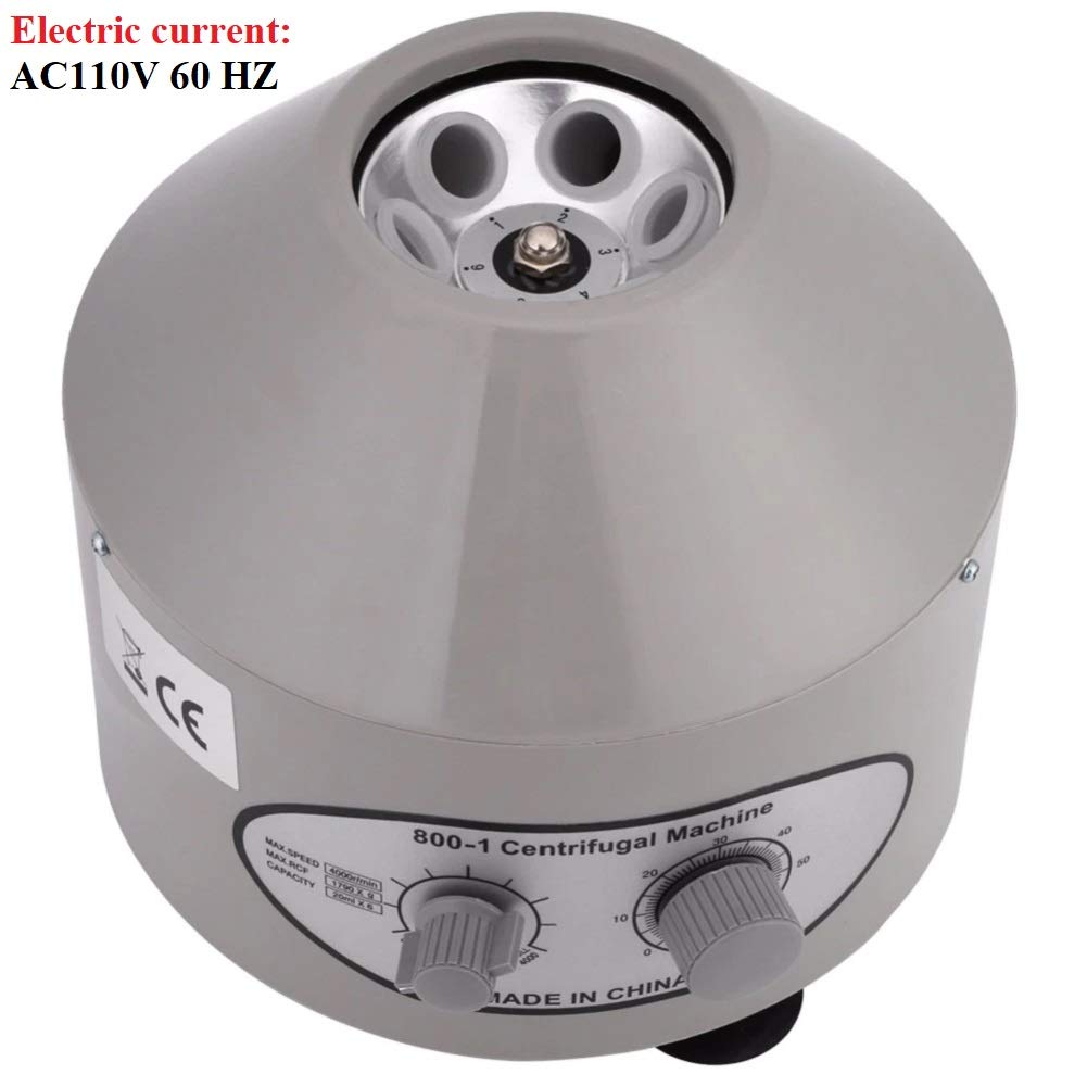 Desktop Electric Lab Centrifuge Machine wTimer Speed Control 4000 RPM 6x 20ml