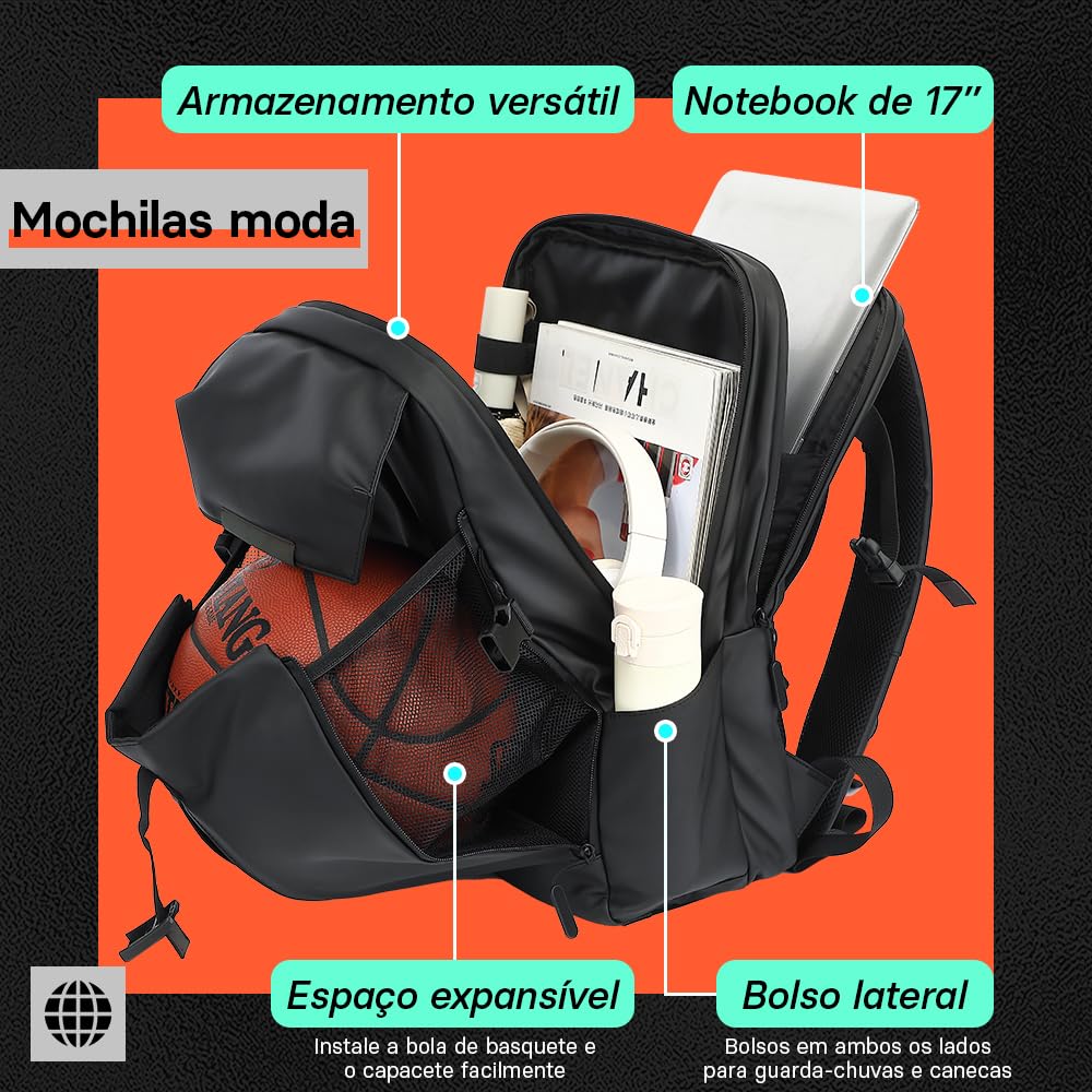 Mens Black Leather Multipurpose Backpack - Waterproof  Reflective Retail $39.00