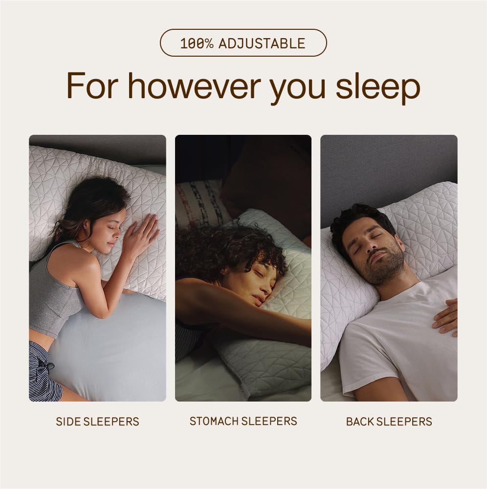 Coop Home Goods Adjustable King Bed Pillow White 4.5 lbs