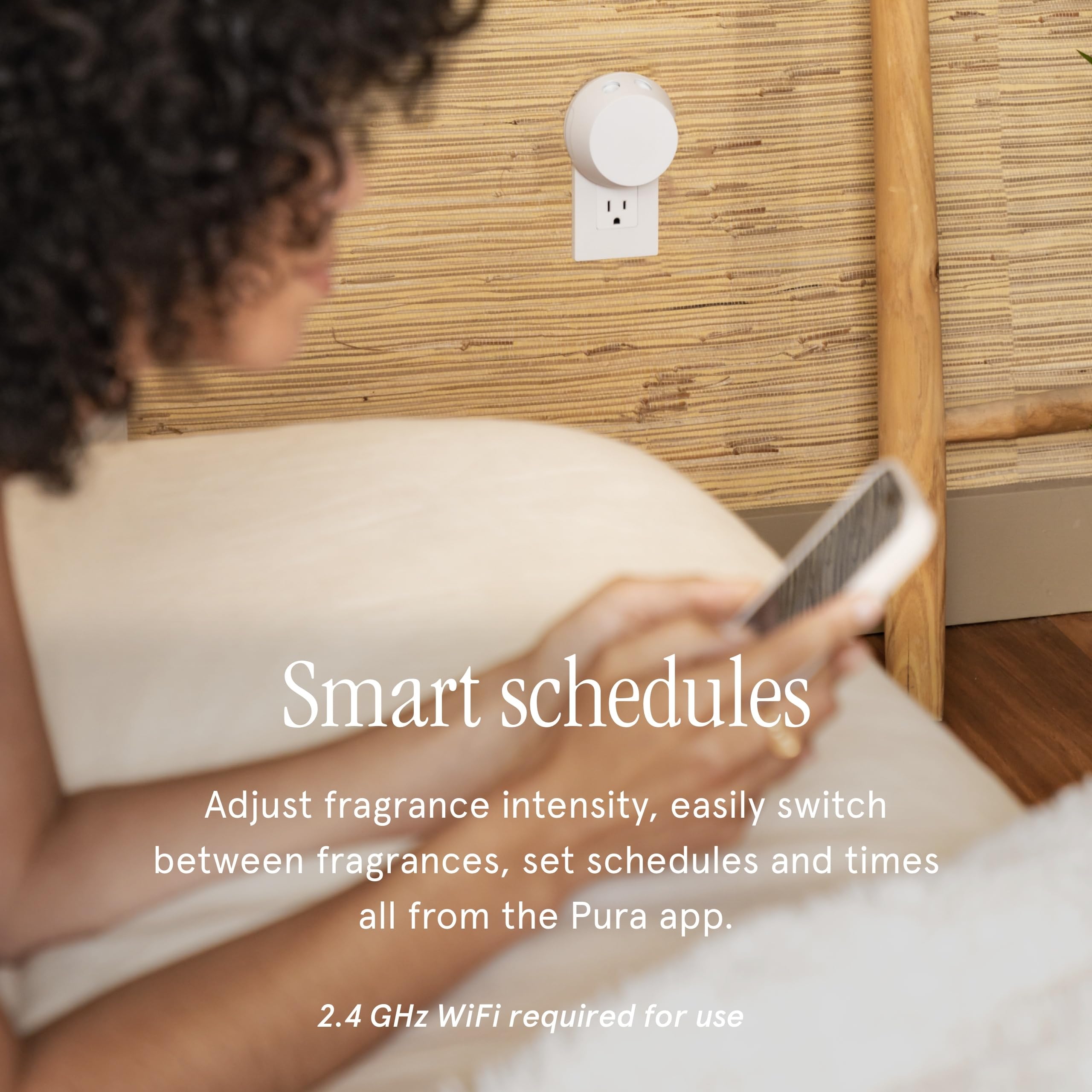 Pura 4 Smart Fragrance Diffuser with LED Light Wi-Fi  Auto Vial Detection - 2025 Version