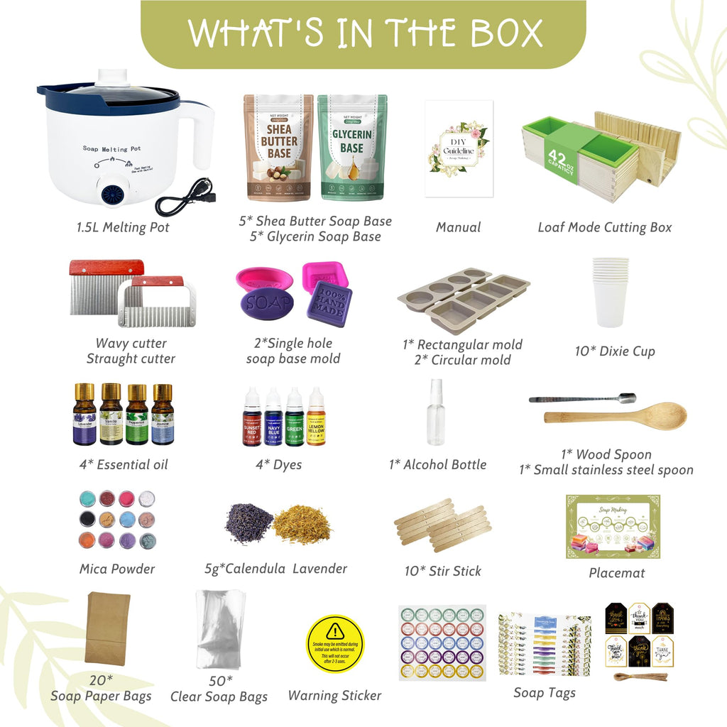 Premium DIY Soap Making Kit for Novice Makers