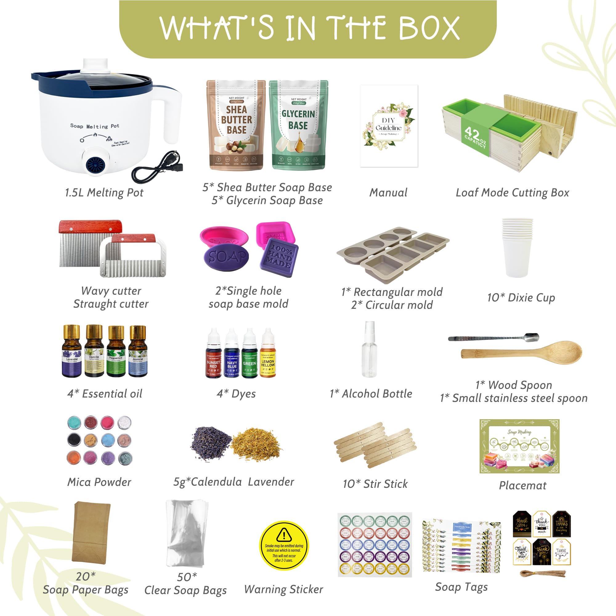Premium DIY Soap Making Kit for Novice Makers