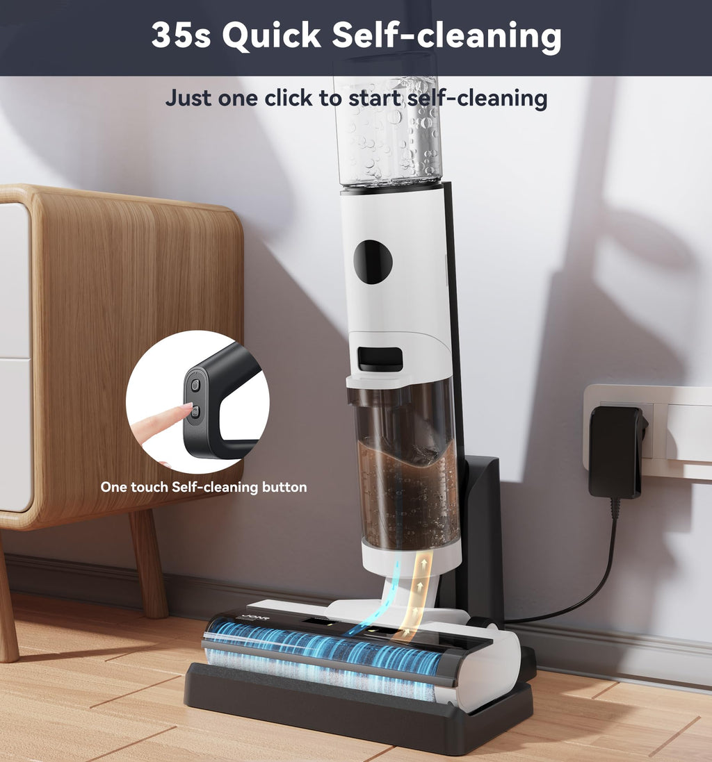 Open-Box New JONR ED12 Cordless Wet Dry Vacuum Cleaner with Self-Cleaning  0.1 Edge Clean