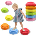 New As-Is joybond 6-Pc. EPP Balance Sensory Stepping Stones - Pastel Rainbow Retail $71.00