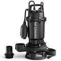 Open-Box New AQUASTRONG 1 HP Grinder Sewage Pump with 4200 GPH  Auto Float Retail $249.00