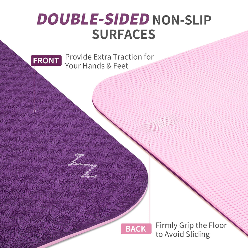 CAMBIVO Yoga Mat 72x32 6mm
