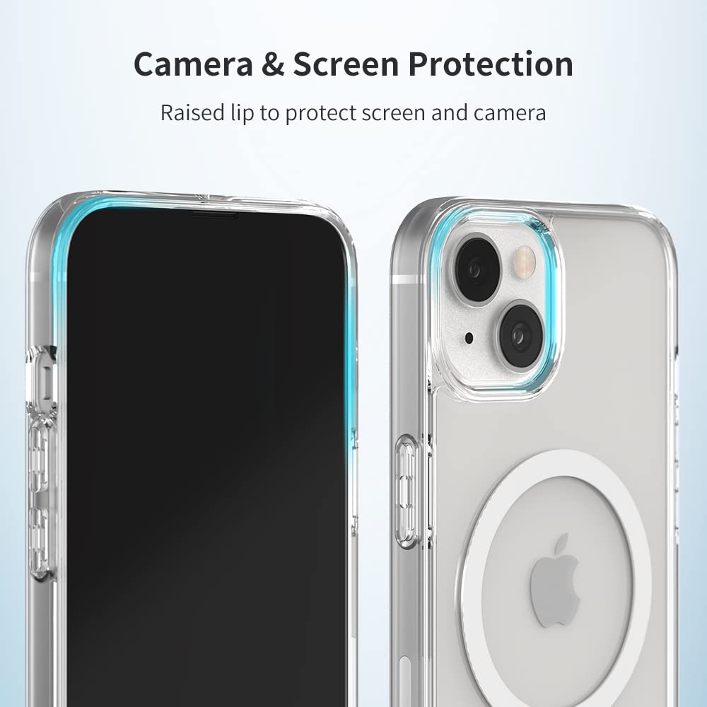 iPhone 15 M-Airclo Basic MagSafe Compatible Clear Shockproof Case