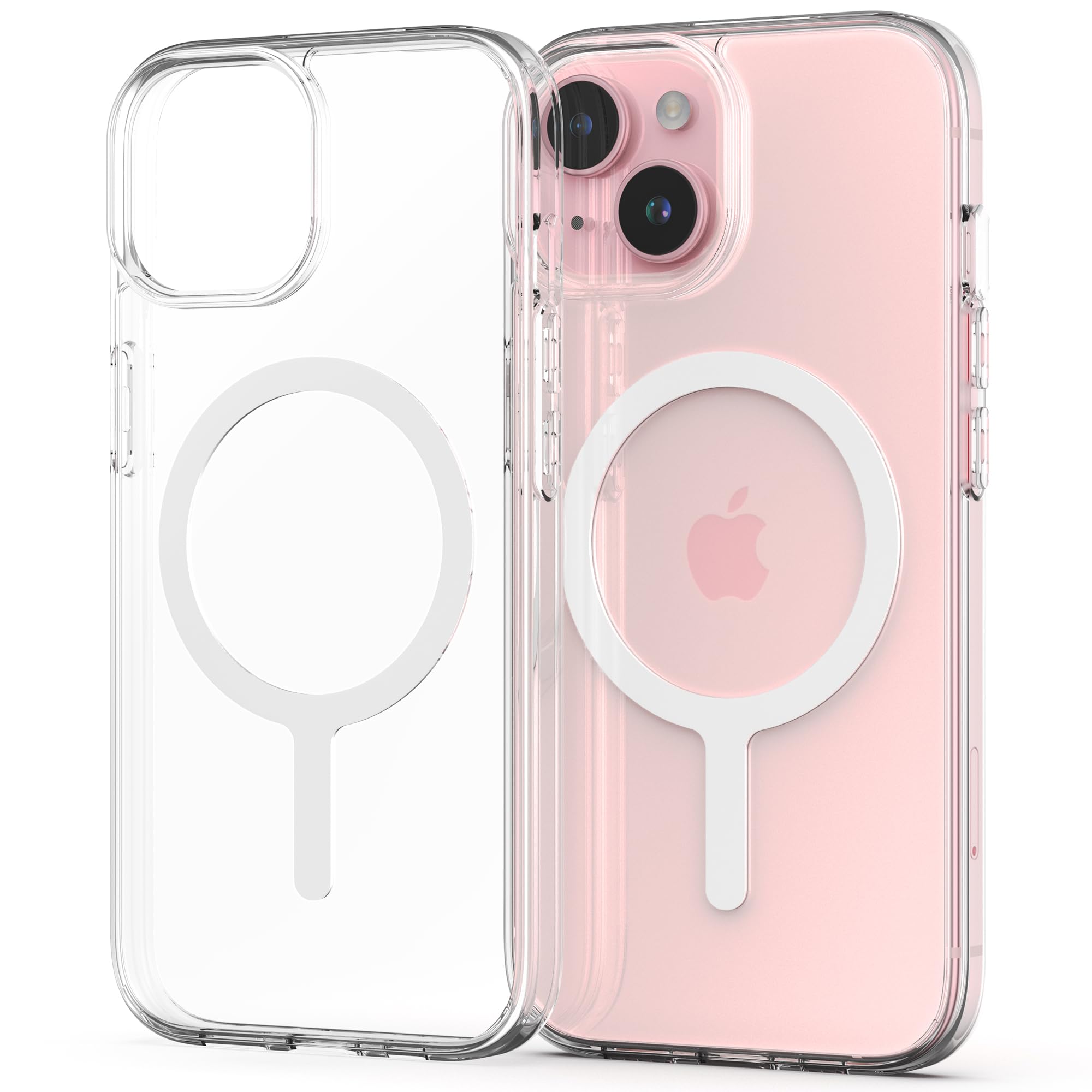 iPhone 15 M-Airclo Basic MagSafe Compatible Clear Shockproof Case