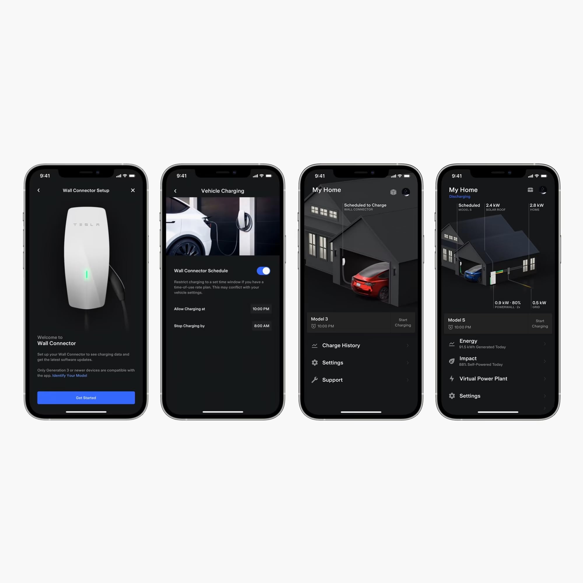 Tesla Universal Wall Connector EV Charger Level 2 48A 24 Cable $643.50 Retail $858.00