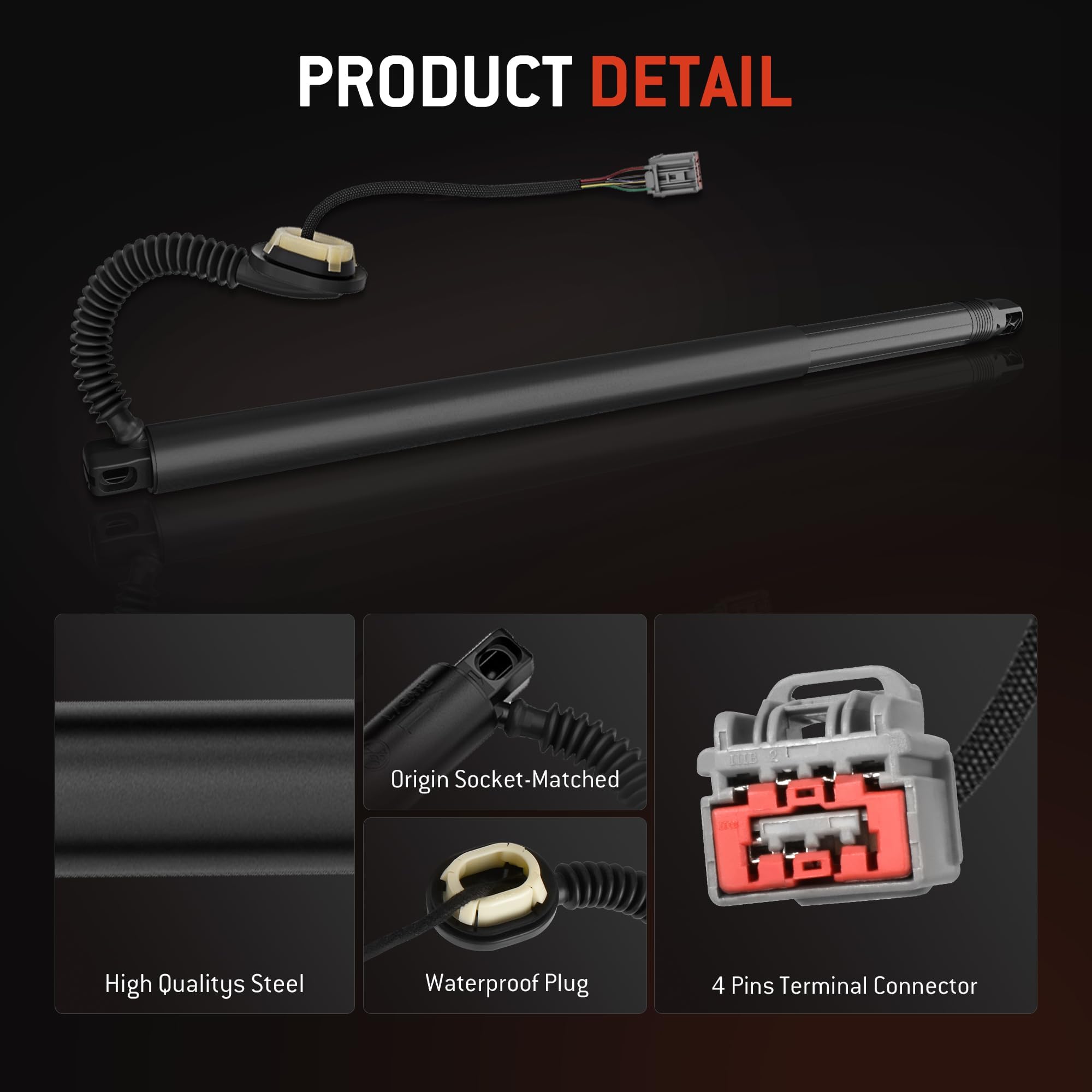 HYR Power Rear Liftgate Struts Compatible with 2015-2019 Chevrolet Suburban Tahoe GMC Yukon Cadillac Escalade Hatch Struts Liftgate Actuator 84306929 84036214 84183515 Left & Right, 2Pcs Retail $69.00