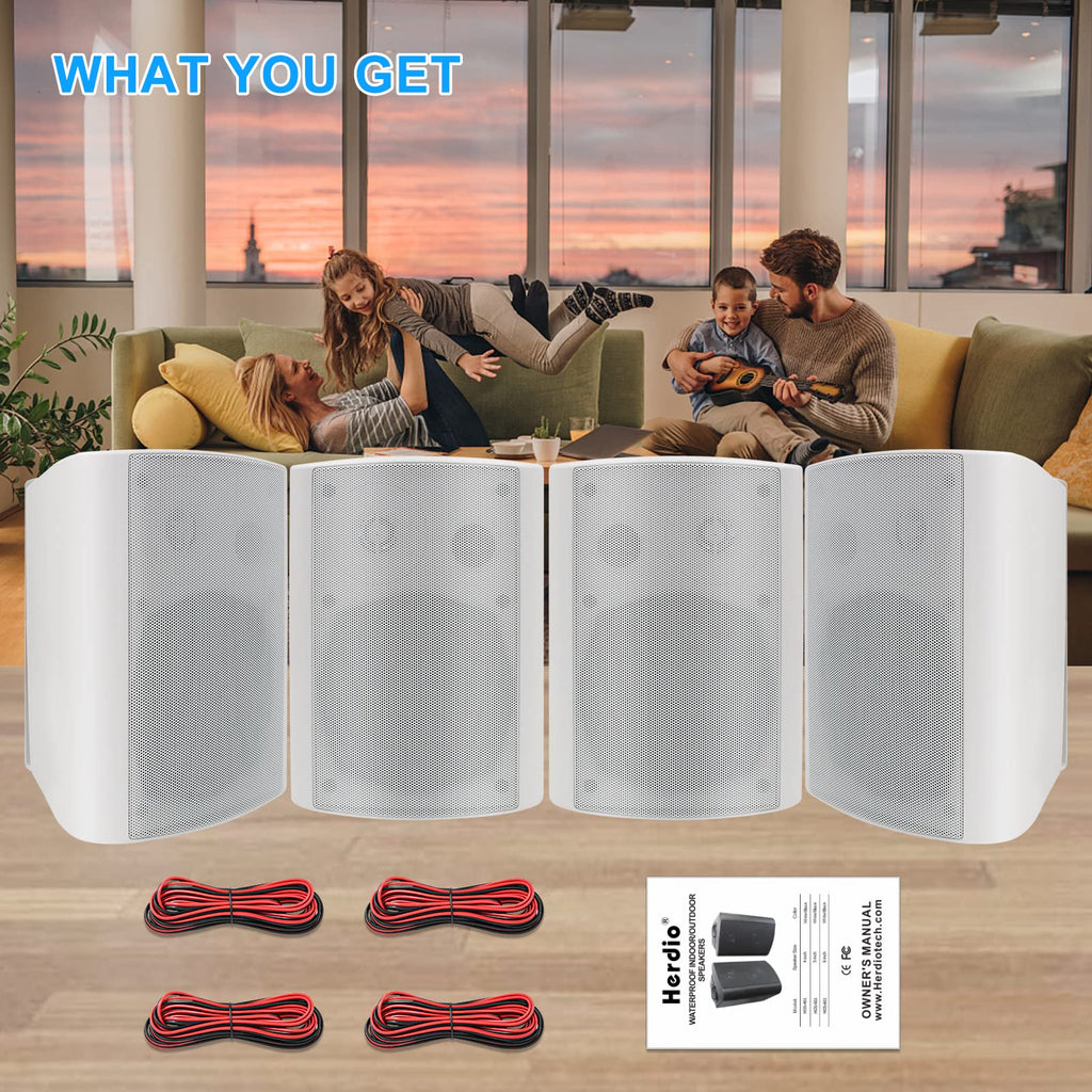 $153.00 Herdio 5.25 IP66 Outdoor Speakers