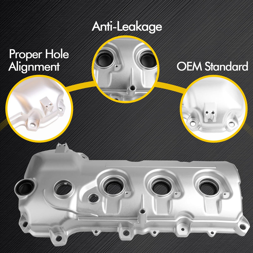 Open-Box New MILIPARTS Silver Left V6 Engine Valve Cover for FordLincoln 3.5L3.7L Retail $98