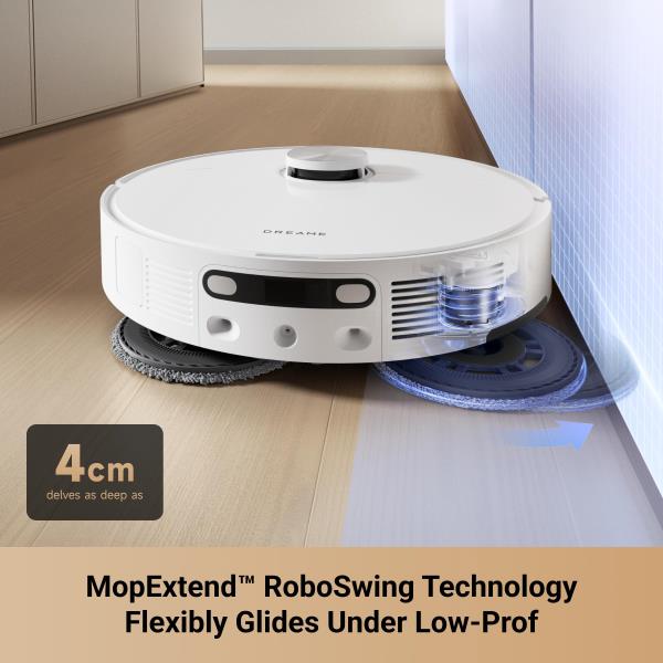 DREAME L10s Ultra Gen 2 Robot Vacuum and Mop, 10,000Pa Suction, MopExtend Tech, All-in-One Base Station, 75 Days Auto-Empty, Mop Self-Washing&Drying, Smart Obstacle Avoidance, Carpet Cleaning