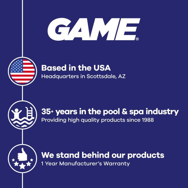 Game | SolarPRO | Curve Solar Heater for Intex & Bestway Pools Retail $249.00