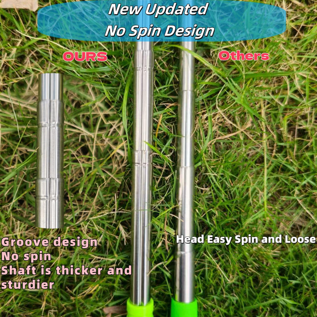 RCROKS Toddler Golf Clubs Set Retractable Metal Shaft, Kids Golf Toys Indoor & Outdoor Backyard Park Golf Game Toy Playset Gifts for Aged 3-8 Toddlers Boys Kids Baby (Grey, M)