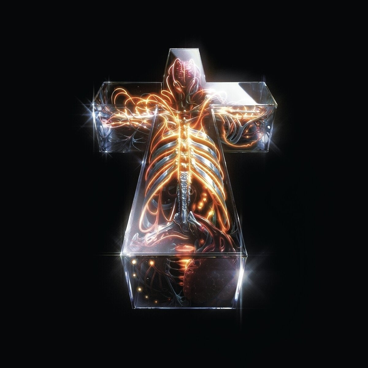 Justice - Hyperdrama 2-LP Crystal Clear Vinyl UK Retail $54.00