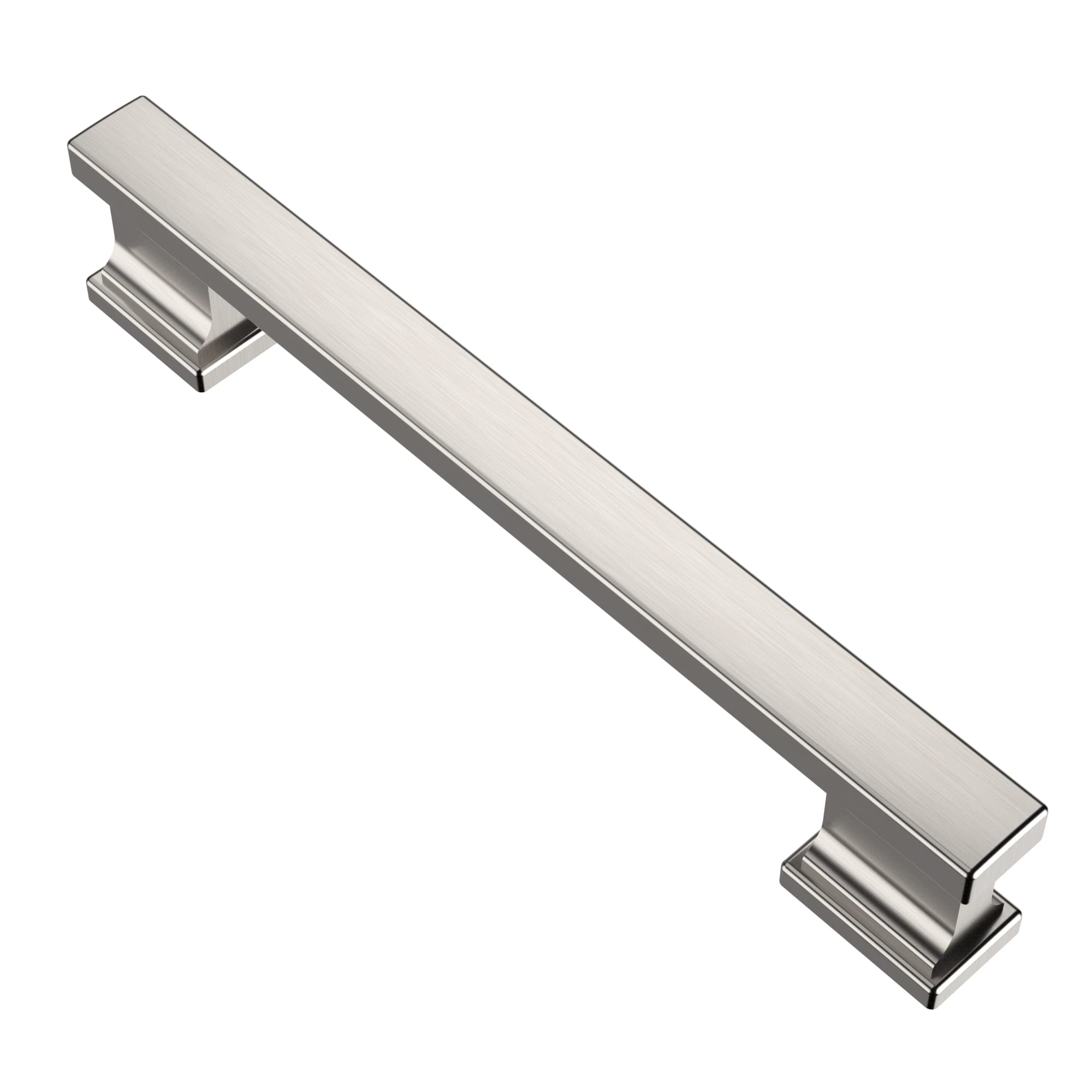 Pack Brushed Satin Nickel Cabinet Pulls 5 Inch 128mm Hole Centers AL3061SN
