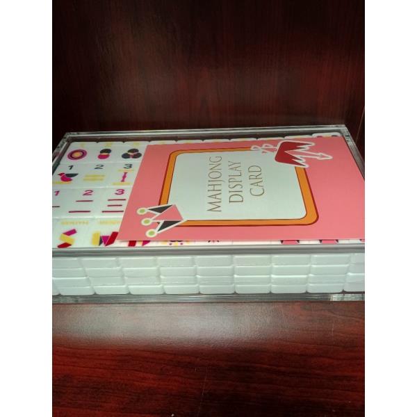 Mahjong Set with Display Case Carrying Case and Dice