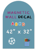 Magnetic Arch Wall Decal Chalkboard 42 x 32 - Celadon $36.75