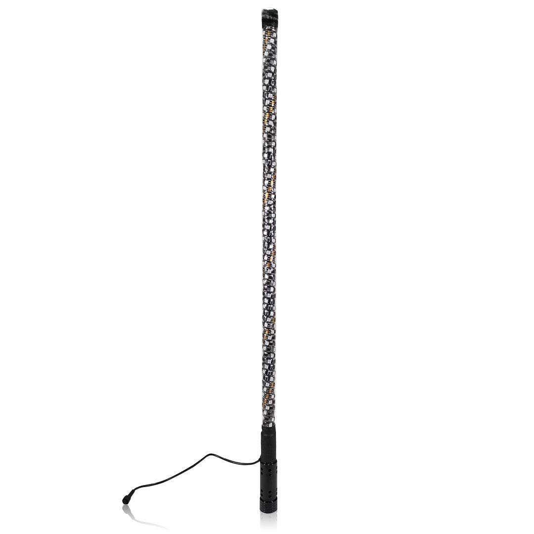 New Genssi 5FT Dual RGB LED Whip Lights Spiral Design Heavy Duty for Powersports. Retail $79.00