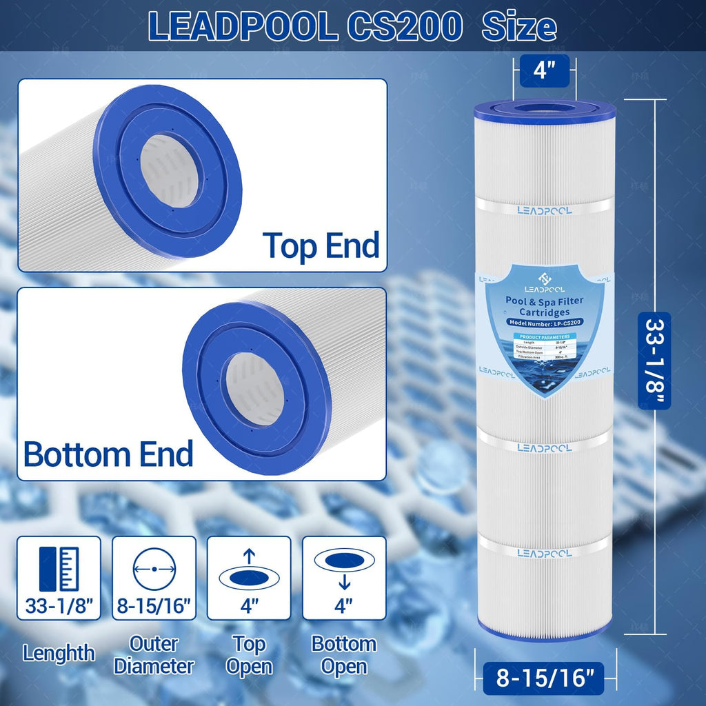 New Leadpool Jandy CS200 Replacement Filter Cartridge - 200 Sq. Ft.