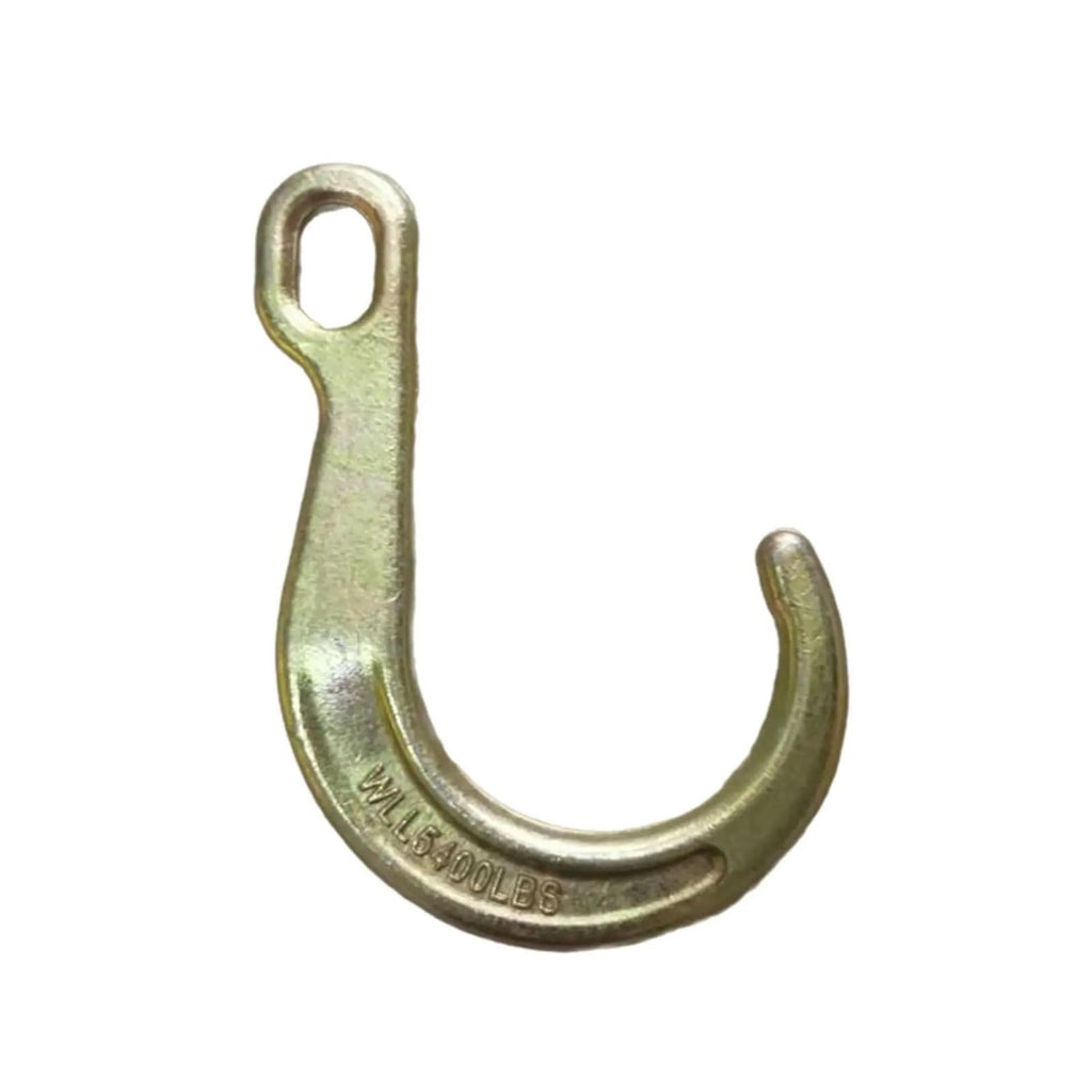 Gold Alloy Steel J Hook for Trailer Towing Winching Trucks  Machinery