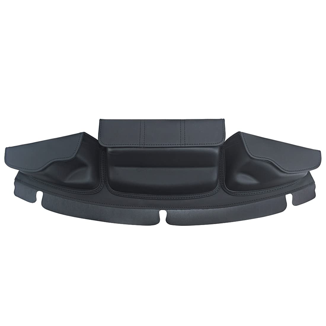Return Item WOWTK Three-Pocket Batwing Fairing Pouch for Harley Touring 2014-UP Retail $39.00