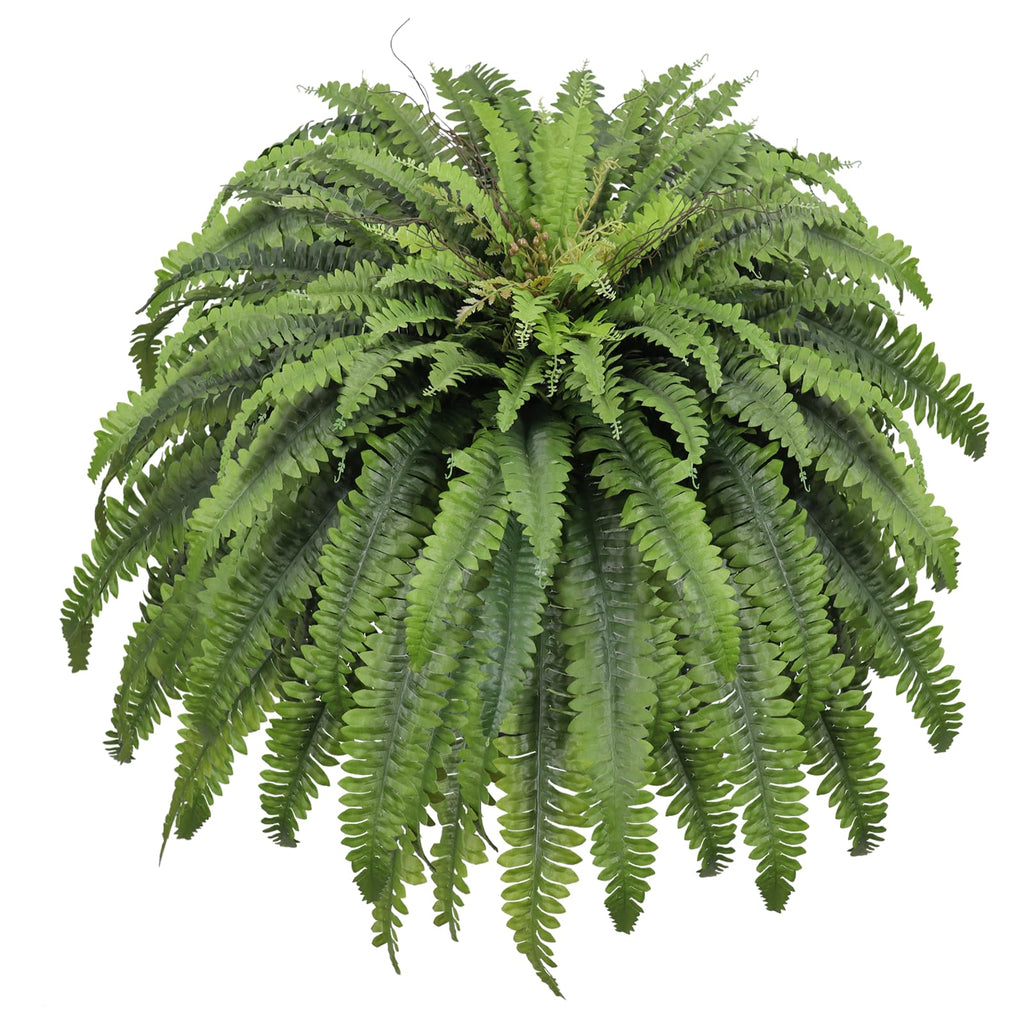 Galebeiren 50" Fake Ferns Artificial Plants Large, 98 Fronds Artificial Ferns for Outdoors and Indoors, Suitable for Planter Garden Porch Office Decor Retail $41.00