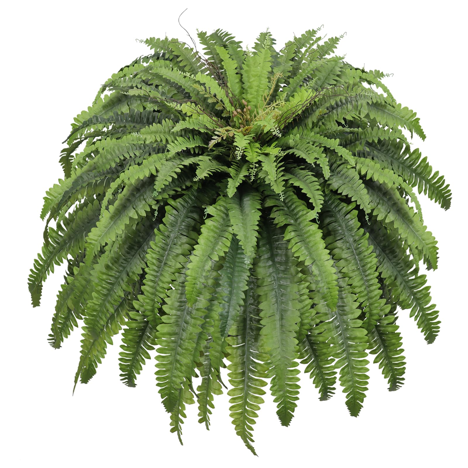 Galebeiren 50" Fake Ferns Artificial Plants Large, 98 Fronds Artificial Ferns for Outdoors and Indoors, Suitable for Planter Garden Porch Office Decor Retail $41.00