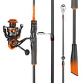 Fishing Rod and Reel Combo IM6 Graphite 2-Piece 6.31 Gear Ratio 18LB Drag