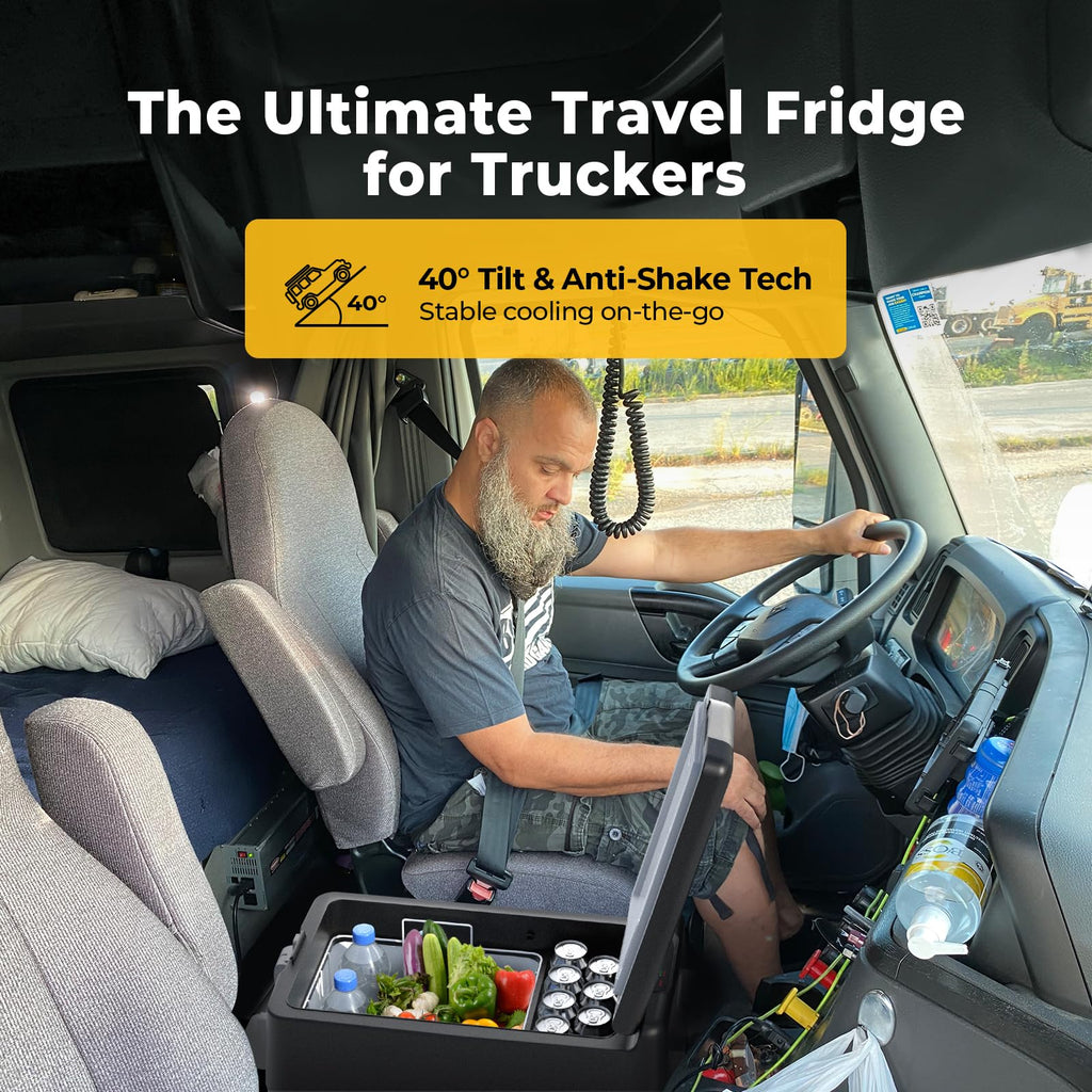 BougeRV 12V Portable Refrigerator Fridge Freezer Portable Car Fridge 53 Quart Electric Cooler12V/24V DC 110~240 V AC for RV Truck Jeep Pickup SUV Van Boat Camping Tailgating Road Trip Outdoor Travel Retail $237.00
