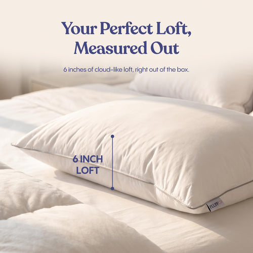 '-Pack Down Alternative King Bed Pillow White Soft 300TC Cotton Shell