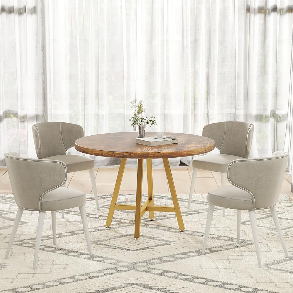 Gold 28 H Metal X-Shape Heavy Duty Table Base with Suction Cups for Glass Wood Marble Tops