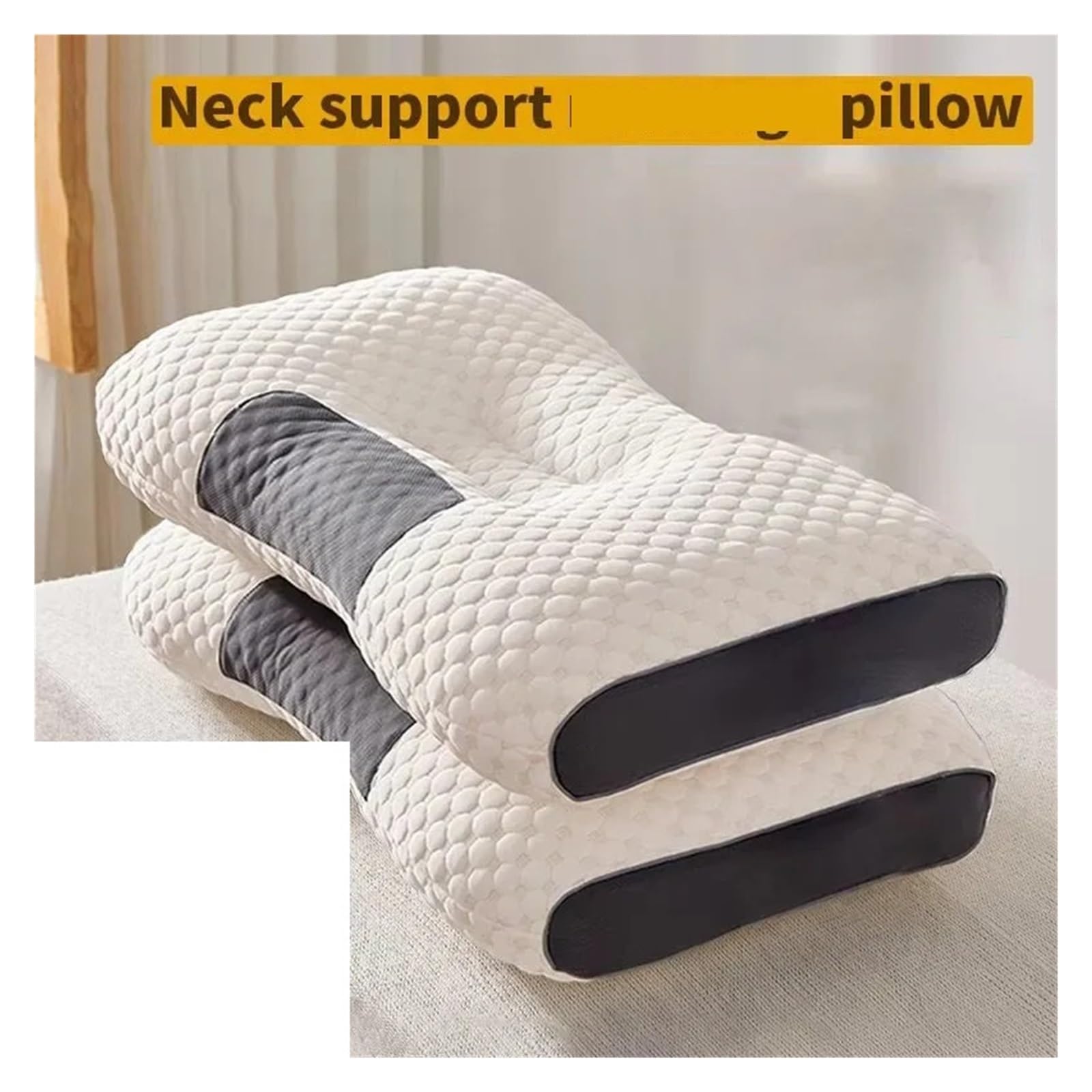 As-Is New Generic 2PCS Cervical Neck Support Bed Pillows for Sleep Retail $96.00