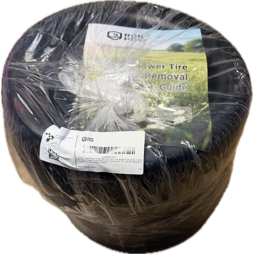 New RONPOW 11x6.00-5 with Flat Free Design - Lawn Mower Tire