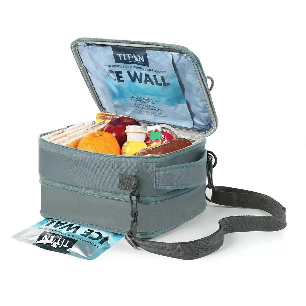 Pale Frost Expandable Insulated Lunch Box Cooler with 2 Ice Walls  Leak-Proof Lining Retail $44.00