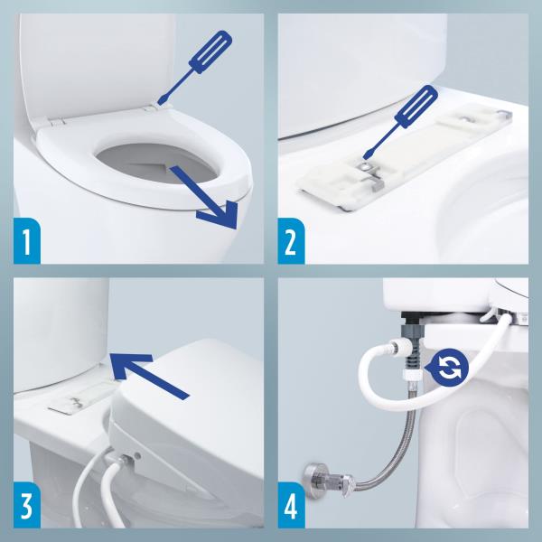 TOTO WASHLET A2 Electronic Bidet Toilet Seat Elongated Cotton White - SW300401