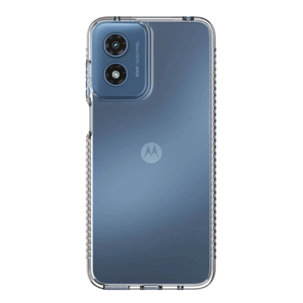 Stylized Gel Case for Motorola Moto G Play 2024 Clear