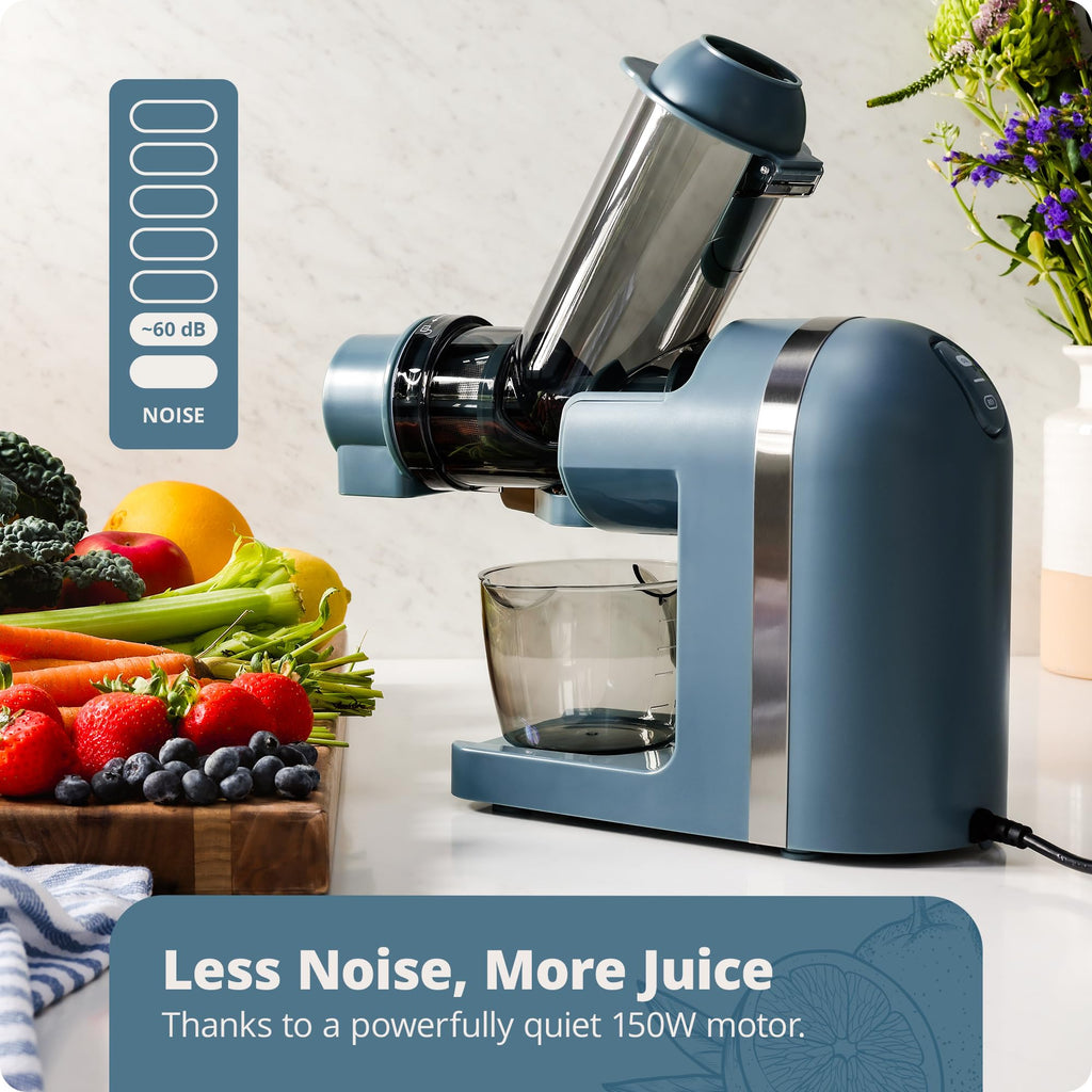 Greater Goods Cold Press Juicer Stone Blue