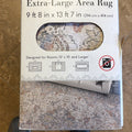Multi-color Chenille Area Rug 9 ft 8 in x 13 ft 7 in with Intricate Pattern