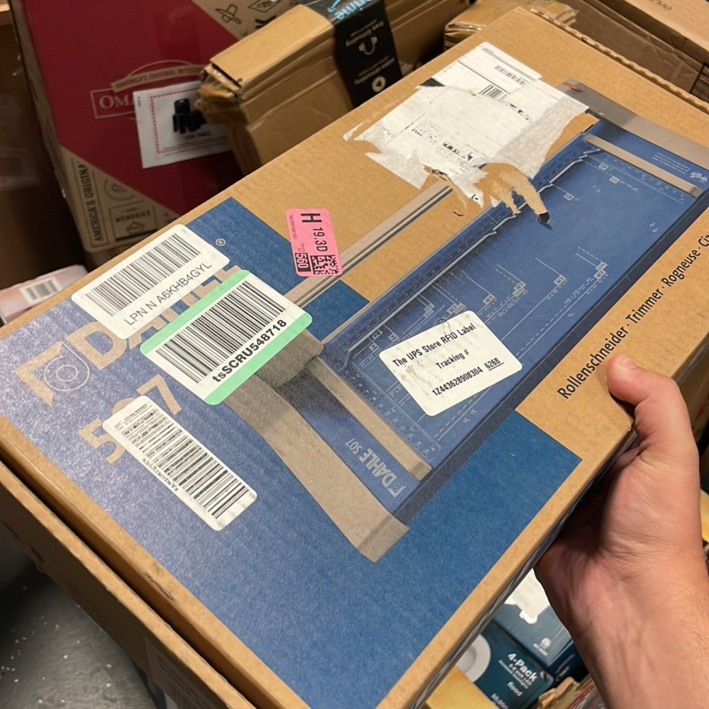 Cut 7-Sheet Capacity Rotary Paper Trimmer - Blue
