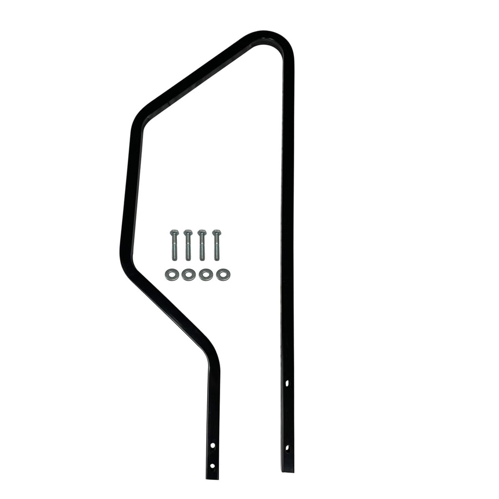 Black RV Entry Step Handrail for Step Above 2nd Gen 3-Step RV Steps