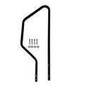 Black RV Entry Step Handrail for Step Above 2nd Gen 3-Step RV Steps