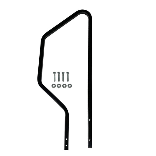 Black RV Entry Step Handrail for Step Above 2nd Gen 3-Step RV Steps